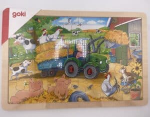 Puzzle tracteur 24 pièces