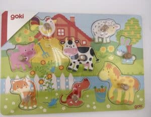 Puzzle bébé la ferme 8 pièces