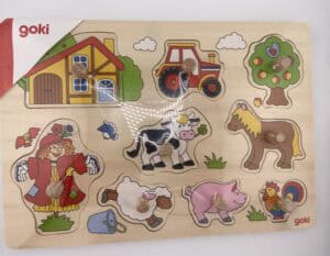 Puzzle bébé la ferme 9 pièces