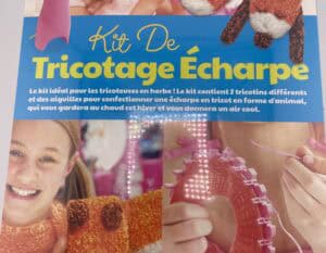 Kit de tricotage écharpe