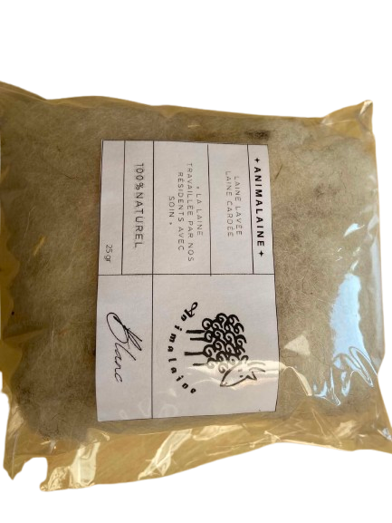 Sac De Laine Blanc Anti-pression